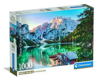 CLEMENTONI puzle Smaragda krāsas Braies ezers, 1000 gab., 39934