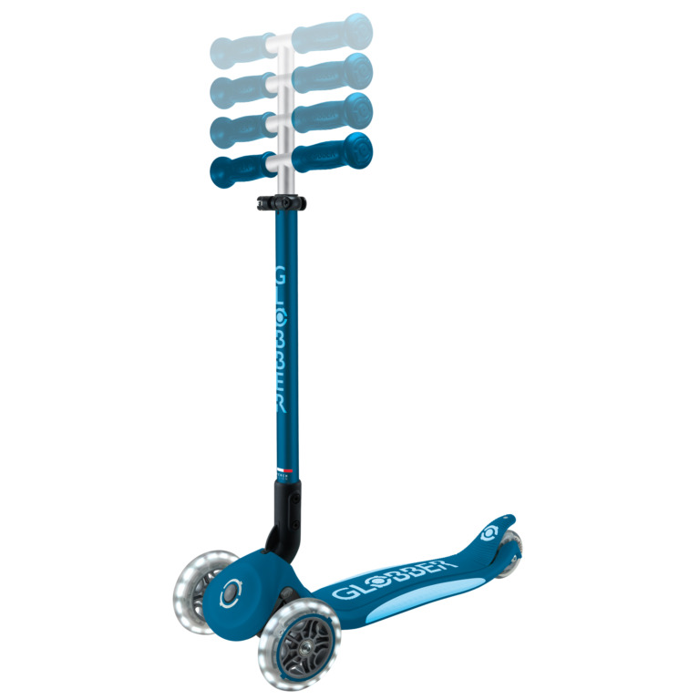 GLOBBER skrejritenis Elite Lights, zils, 439-601-3