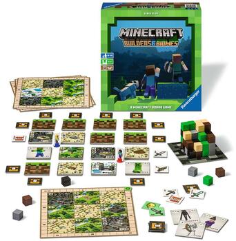 RAVENSBURGER galda spēle Minecraft Builders & Biomes (LT, LV, EE), 27088
