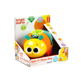 BRIGHT STARTS interaktīvā rotaļlieta Spin 'n' Chase Bug Ball Popper, 17632