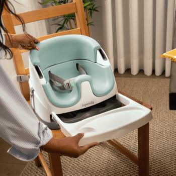 INGENUITY barošanas krēsls - būsteris Baby Base 2-in-1, blue, 16728
