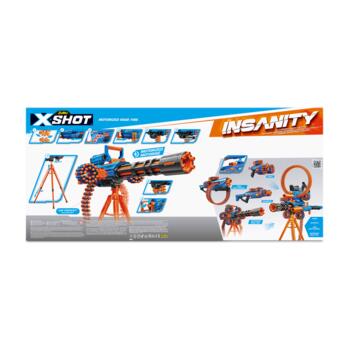 X-SHOT rotaļu pistole Motorized Rage Fire Insanity, 1. sērija, 36605