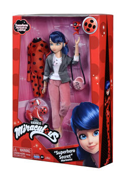 MIRACULOUS lelle ar aksesuāriem SUPER SECRET MARINETTE W/ LADYBUG OUTFIT, 50355