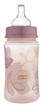 CANPOL BABIES Canpol Babies EasyStart pretkoliku pudelīte, 240ml, GOLD, 35/240_pin