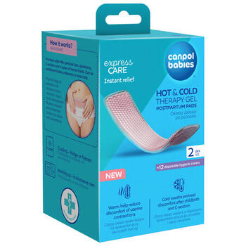 CANPOL BABIES pēcdzemdību gēla kompreses HOT&COLD, 2 gab., 78/022