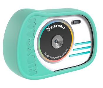 KIDYWOLF ūdensizturīga digitālā fotokamera, pētersīļi, KIDYCAM-CY