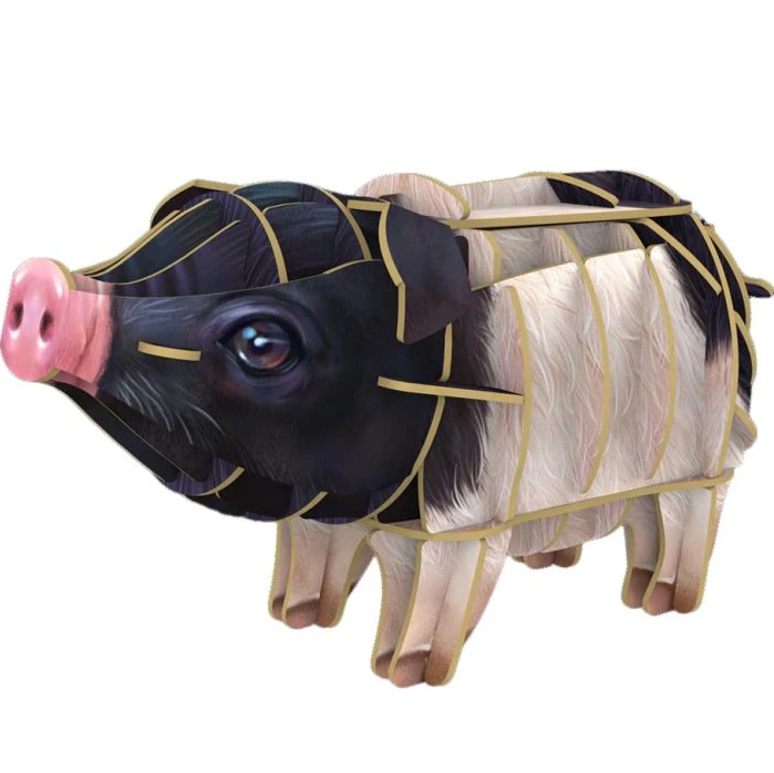 MAKEBUG 3D papīra puzle Cūka, MB-D-0011