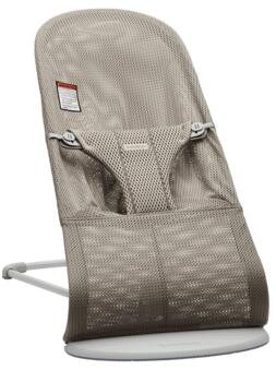 BABYBJÖRN šūpuļkrēsls BLISS Mesh, grey/beige + rotaļlieta, 606102