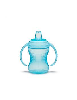MUNCHKIN mācību pudele ar rokturiem un mīkstu izsmidzinātāju, Gentle Transition, zils, 90460, 118 ml