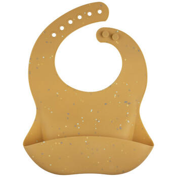 CANPOL BABIES silikona lacīte ar kabatu DOTS, 51/029_yel