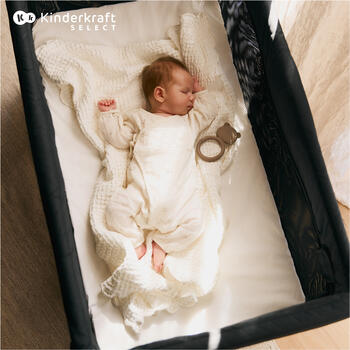 KINDERKRAFT ceļojumu gultiņa MOON DREAM, beige, KLMODR00BEG3000