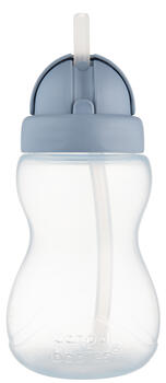 CANPOL BABIES pudelīte ar salmiņu 12M+, 270ml, 56/109_blu2