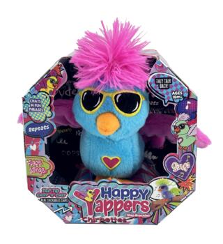 HAPPY YAPPERS interaktīvs plīša putniņš Bella Beep, 9392