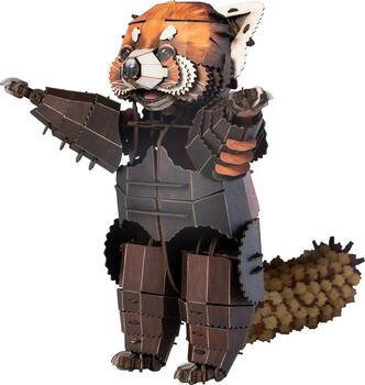 MAKEBUG 3D papīra puzle Sarkanā panda, MB-B-0013