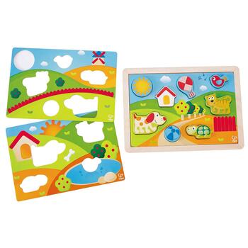 HAPE Saulainā ieleja puzle 3 in 1, E1601A