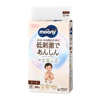 MOONY autiņbiksītes LOW IRRITATION, M, 6-11 kg., 46 gab, 87134