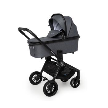 Muuvo universālie ratiņi Quick 2in1 Quick Carbon Graphite, MQ-W-CAR-GR-2 W1-SET