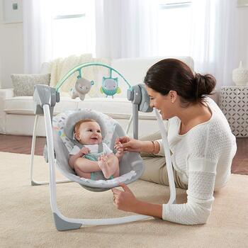 INGENUITY pārnēsājams šūpuļkrēsls Comfort 2 Go Fanciful Forest