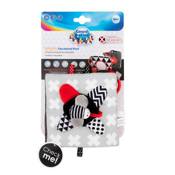 Canpol babies grāmata-rotaļlieta Soft Contrast SENSORY TOYS 68/081