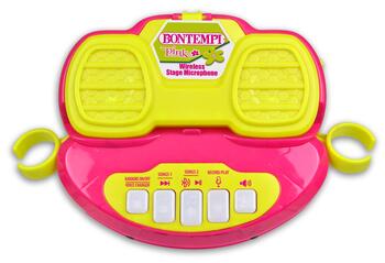 BONTEMPI TECH bezvadu mikrofona statīvs ar diviem mikrofoniem, 421472