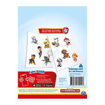 PAW PATROL uzlīmju komplekts, 10 gab., HTPPST100