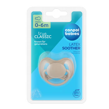 CANPOL BABIES lateksa apaļais knupītis NUDE, 0-6m,  23/223_bei