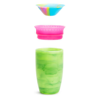 MUNCHKIN pudele, Miracle Tie Dye, Mixed Case, Tropical, 296 ml, 12m+, assort., 90316