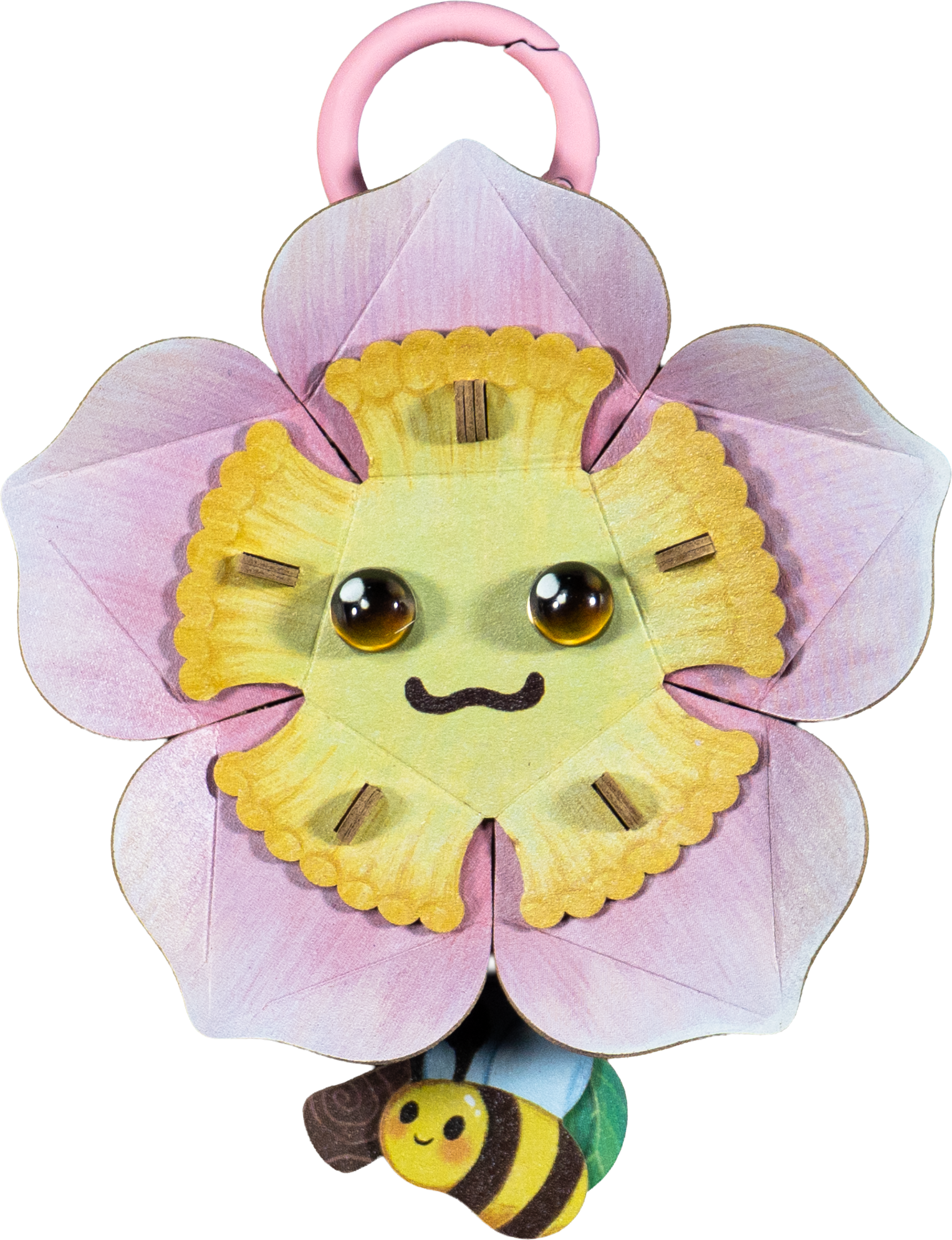 MAKEBUG 3D papīra puzle Persiku zieds, MB-D-0066