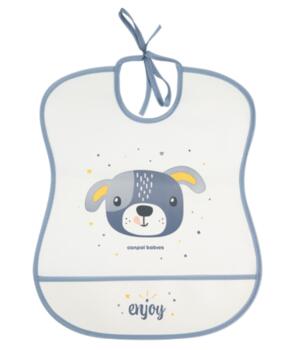 CANPOL BABIES soft lacīte / priekšautiņš CUTE ANIMALS, 2/919_blu2