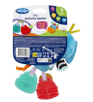PLAYGRO aktivitātes rotaļlieta Elly Activity Rattle, 0189408