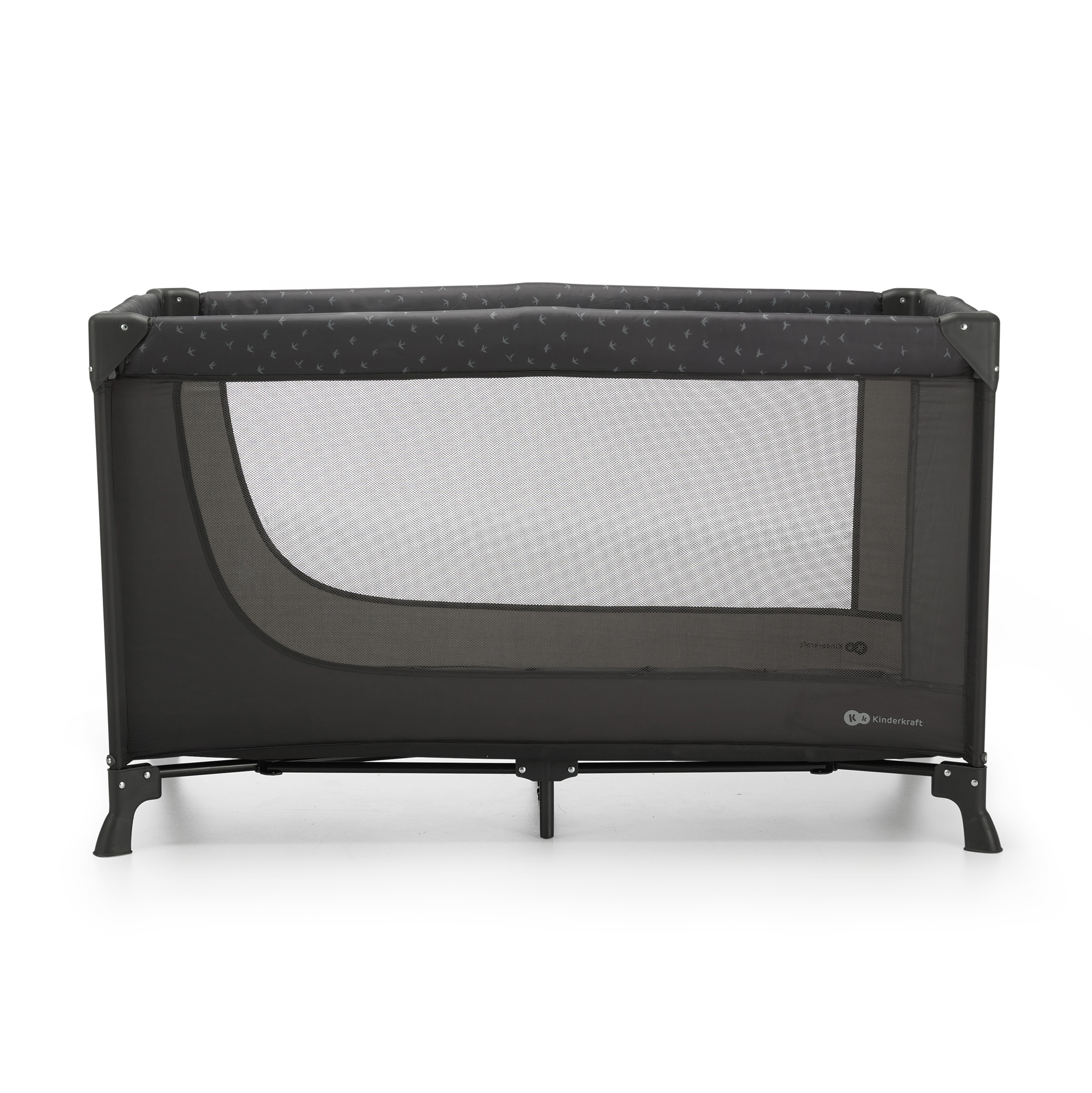 KINDERKRAFT gultiņa-manēža JOY LIGHT grey, KLJOYLIGRY00000