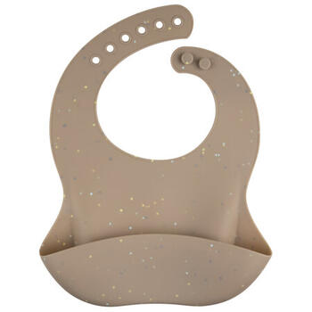 CANPOL BABIES silikona lacīte ar kabatu DOTS, 51/029_bei