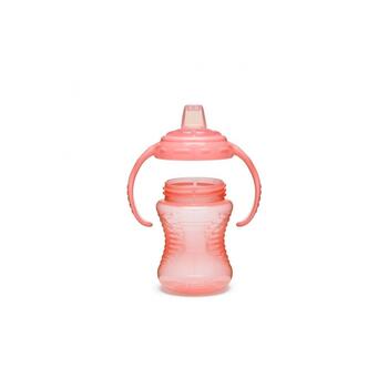 MUNCHKIN mācību pudele ar rokturiem un mīkstu izsmidzinātāju, Gentle Transition, zils, 90460, 118 ml