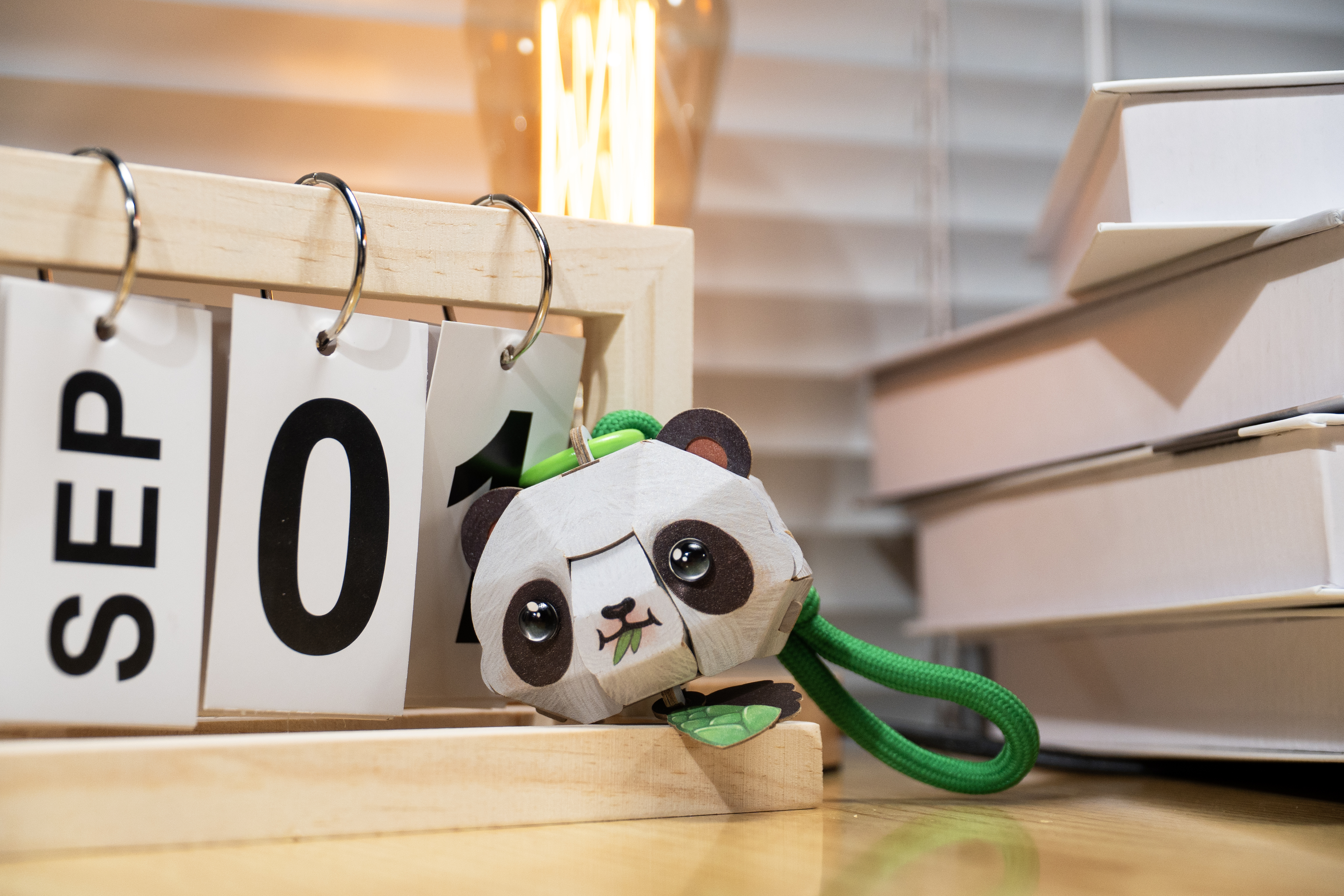 MAKEBUG 3D papīra puzle Panda, MB-D-0063
