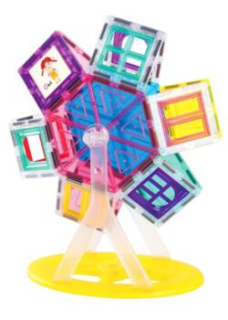 PICASSO TILES Magnētiskais konstruktors Ferris Wheel komplekts 63 detaļas, PT01