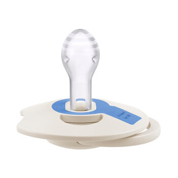 LOVI Prime silikona dinamiskais knupītis, Frost/Glacier Cream, 0–6m., 2 gab., 34/448