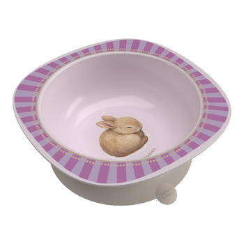 CANPOL BABIES Pirmā bļoda ar piesūcekni 300 ml, Woodland Pink, 32/402_pin