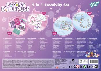 TOTUM GABBY'S DOLLHOUSE 2 in 1 Radošais komplekts, 420397