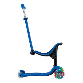 GLOBBER skrejritenis Go Up Sporty Lights, tumši zils, 452-600-4 S