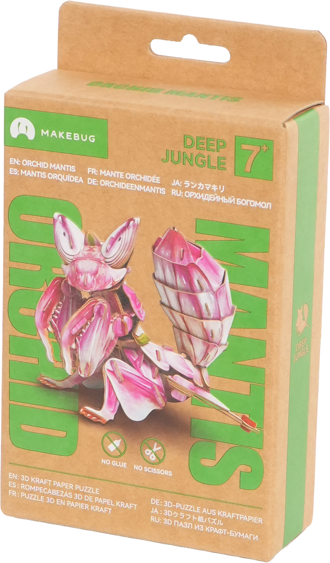 MAKEBUG 3D papīra puzle Orchid Mantis, MB-D-0052