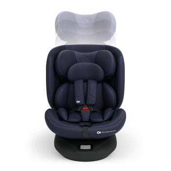 KINDERKRAFT autokrēsls I-GROW 2 PLUS, 40-150 cm., Navy, KCIGRO02NAVPL00