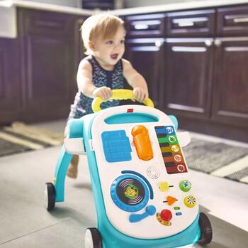 BABY EINSTEIN aktivitāšu staigulis Musical Mix 'N Roll, 12045-2-MEWS-YW2