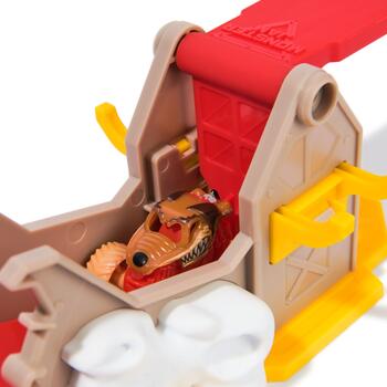 MONSTER JAM MINI JAMS palaišanas trase ar 2 transportlīdzekļiem Boneyard Blaster, 6069711