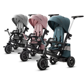 KINDERKRAFT trīsritenis EASYTWIST, tumši zaļa, KKRETWIGRE0000