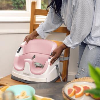 INGENUITY barošanas krēsls - būsteris Baby Base 2-in-1, rose, 16726