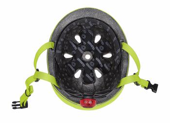 GLOBBER ķivere Go Up Lights, XXS/XS ( 45-51CM ), lime green, 506-106