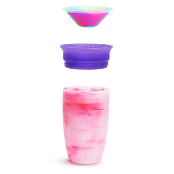 MUNCHKIN pudele, Miracle Tie Dye, Mixed Case, Tropical, 296 ml, 12m+, assort., 90316