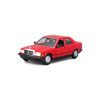 BBURAGO 1:24 Automašīnas modelis 1987 Mersedes - Benz 190E 2.6, 18-21103 BU
