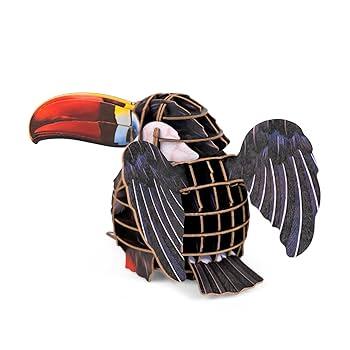 MAKEBUG 3D papīra puzle Sarkanrēķu tukāns, MB-D-0007