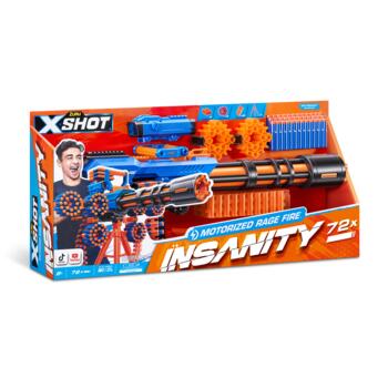 X-SHOT rotaļu pistole Motorized Rage Fire Insanity, 1. sērija, 36605
